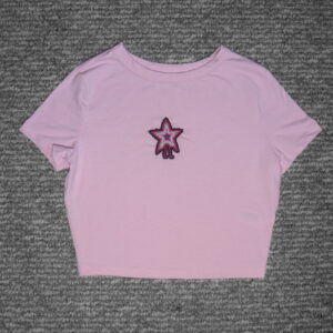 Beaded Pink Star Tee